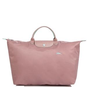 Longchamp NWT Pink Le Pliage Club Large Travel Bag